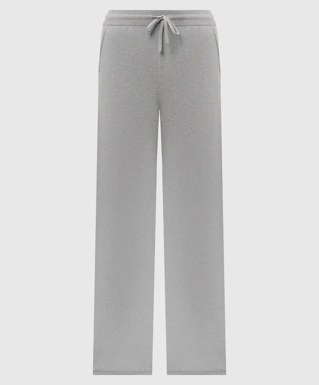 Simonetta Ravizza Gray cordoba cashmere pants
