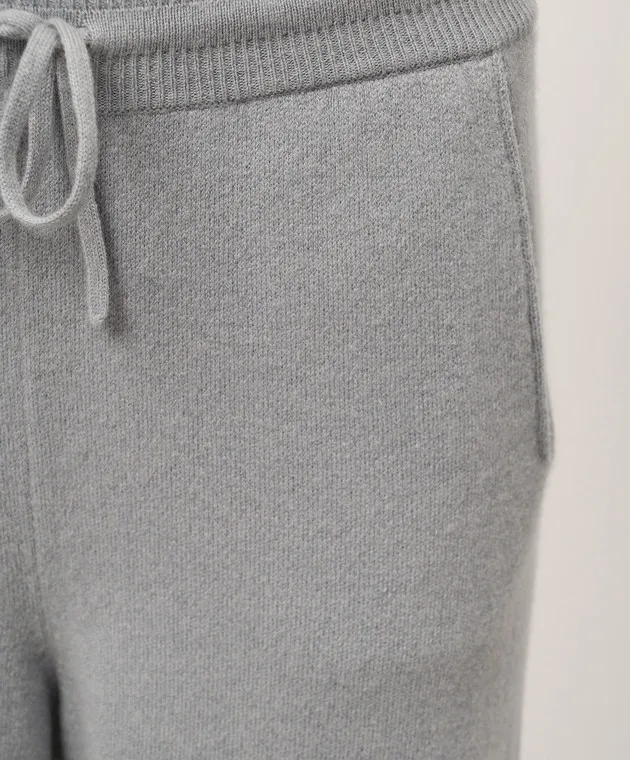 Simonetta Ravizza Gray cordoba cashmere pants