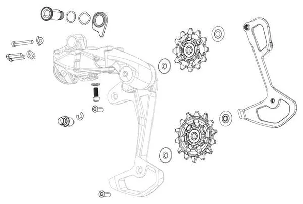 Sram Jaula interior para cambio trasero Sram Red AXS E1