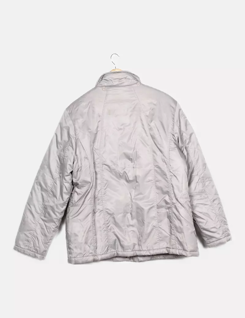 S.r.q Chaqueta gris acolchada