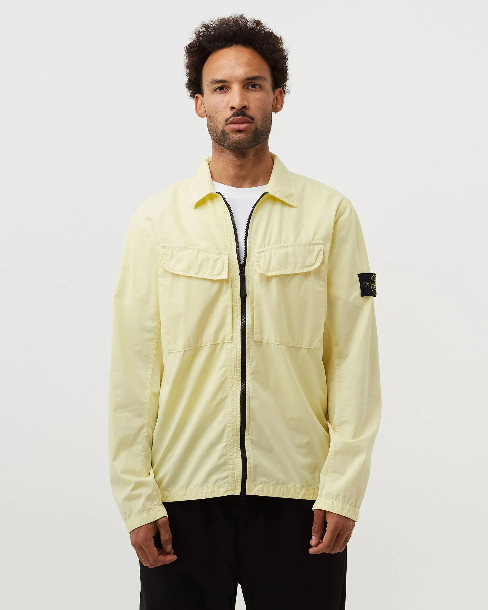 Stone Island Overshirt Brushed Cotton Canvas