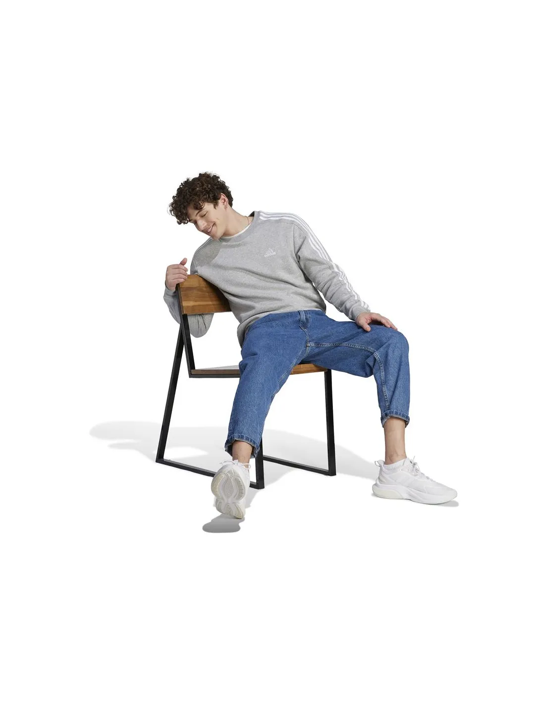 Sudadera adidas 3S Fl Swt Hombre
