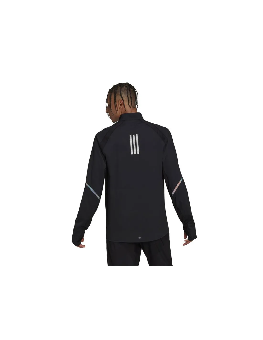Sudadera adidas Fast 1/2 Zip Hombre BK