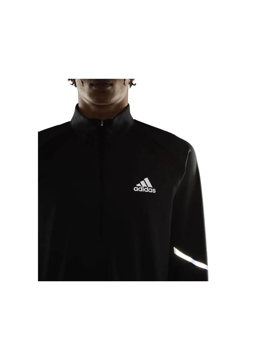 Sudadera adidas Fast 1/2 Zip Hombre BK