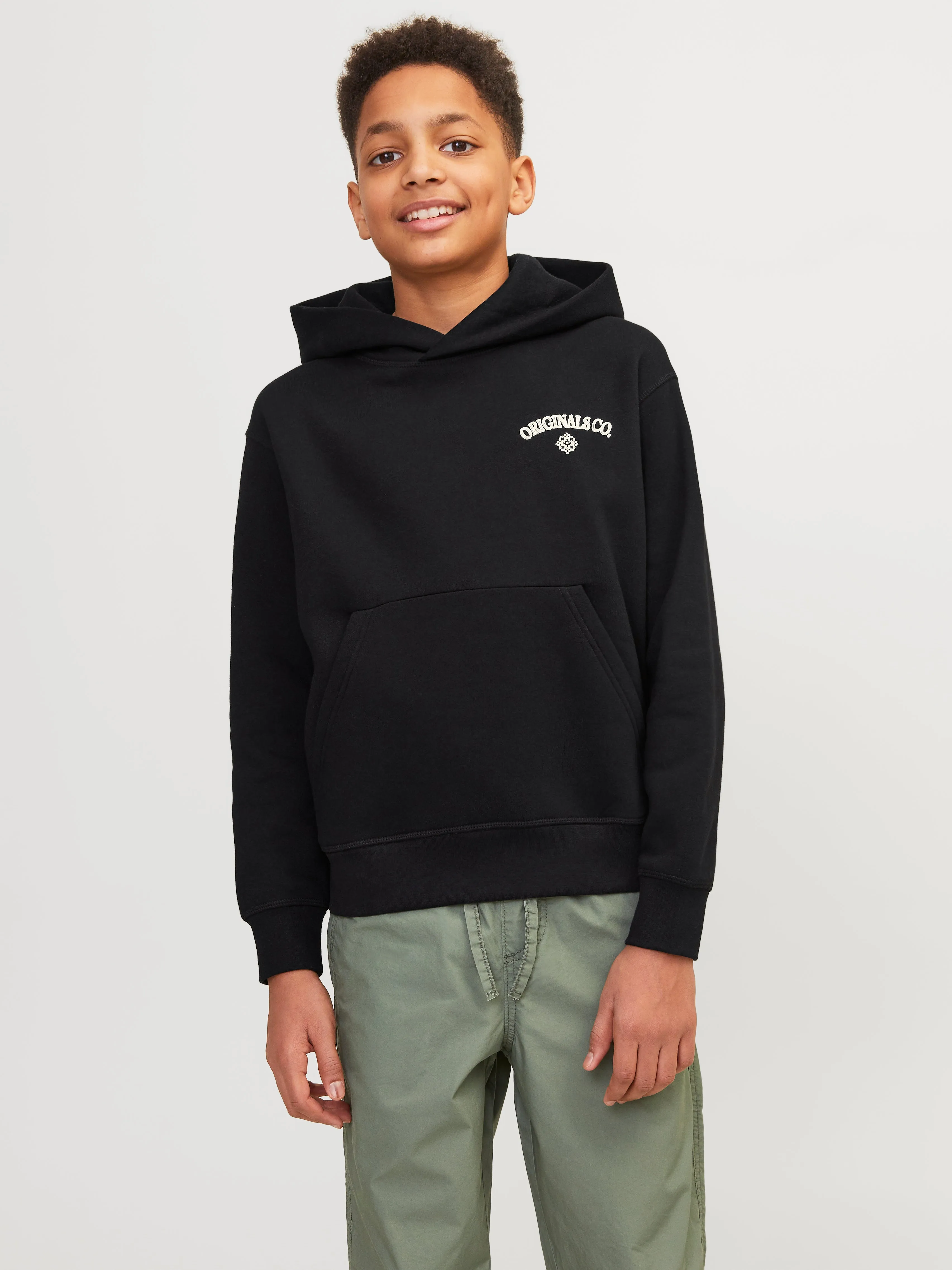 Sudadera con capucha Estampado Junior | Negro | Jack & Jones®