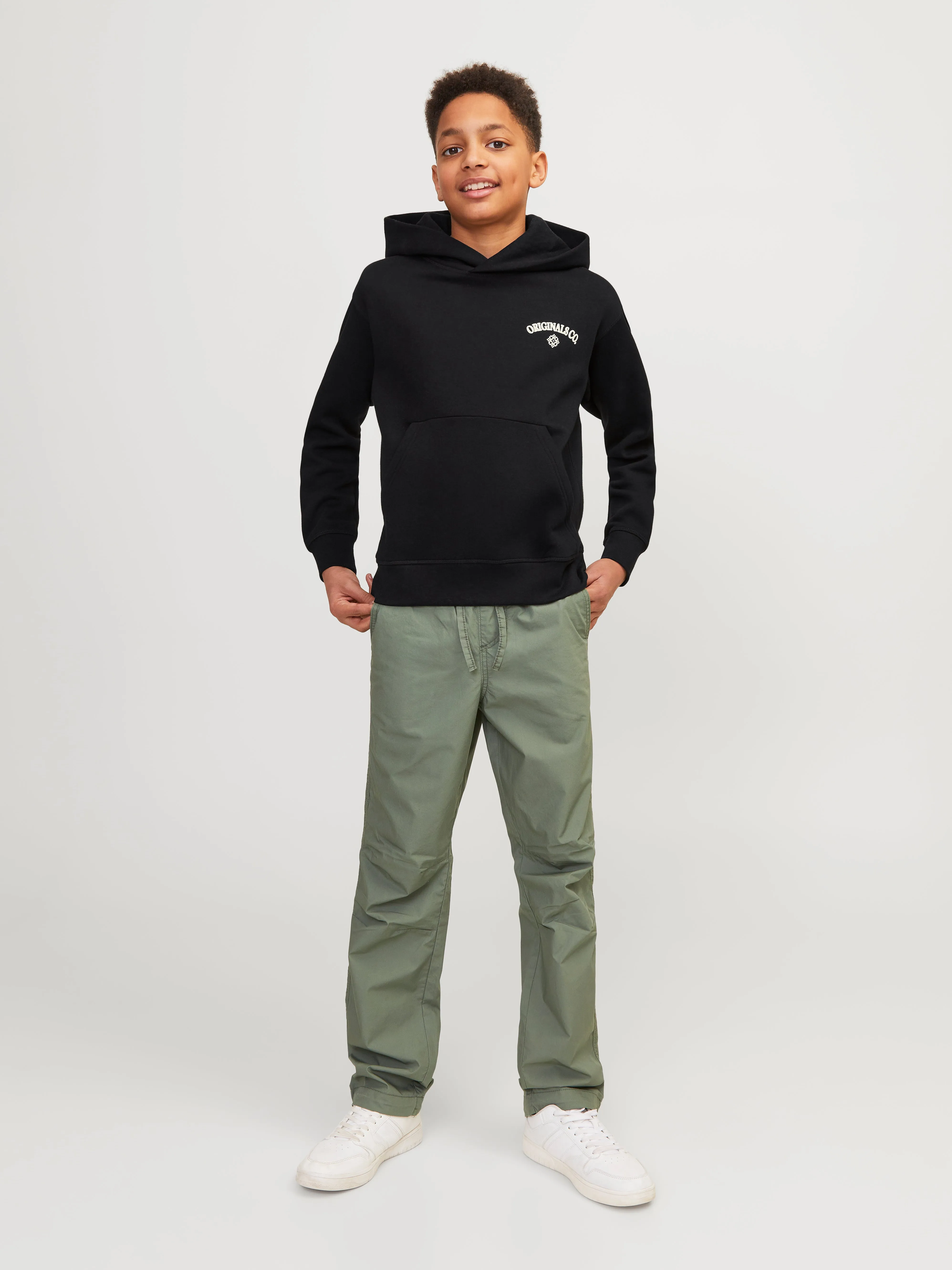 Sudadera con capucha Estampado Junior | Negro | Jack & Jones®