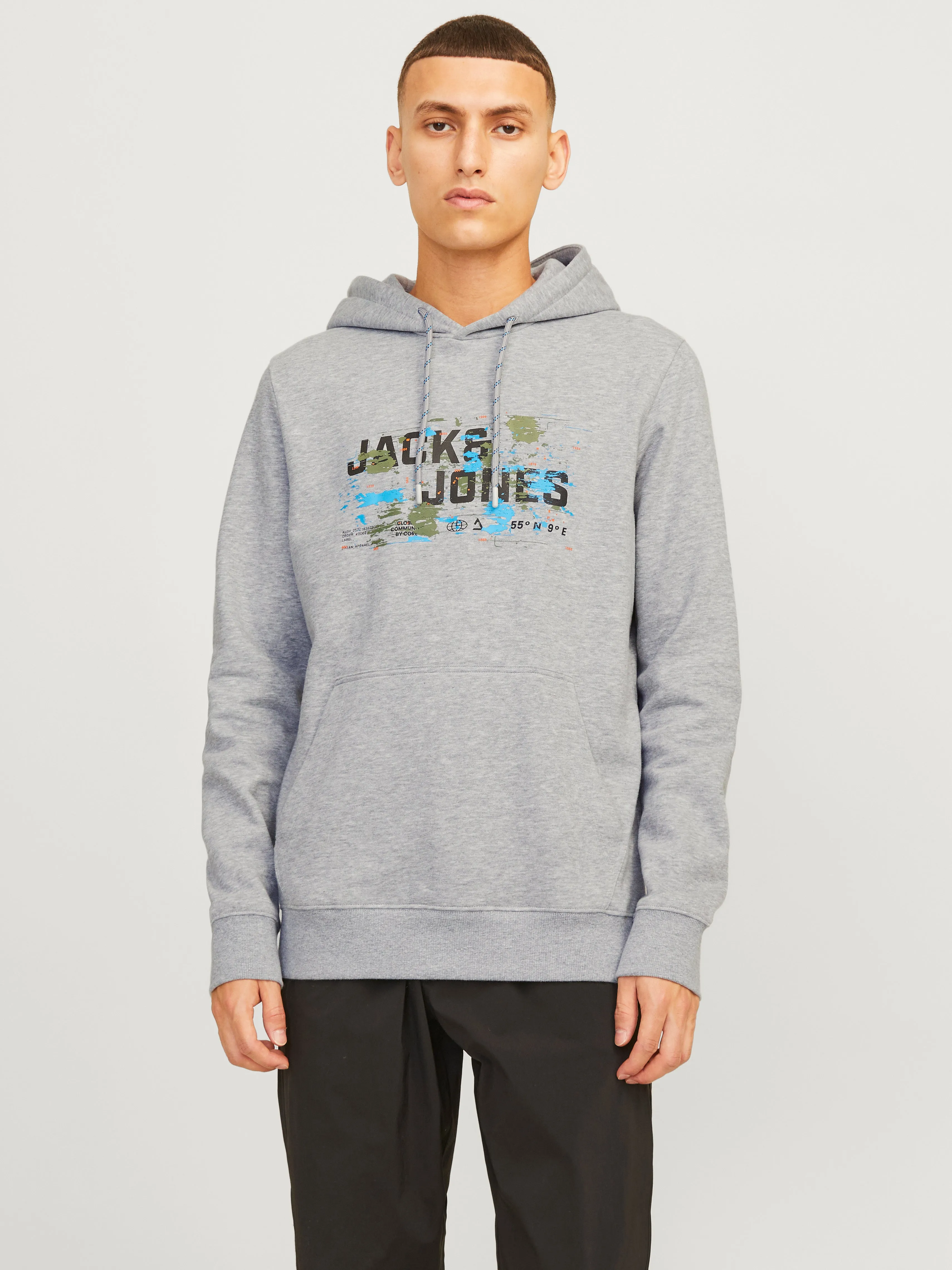 Sudadera con capucha Logotipo | Gris claro | Jack & Jones®