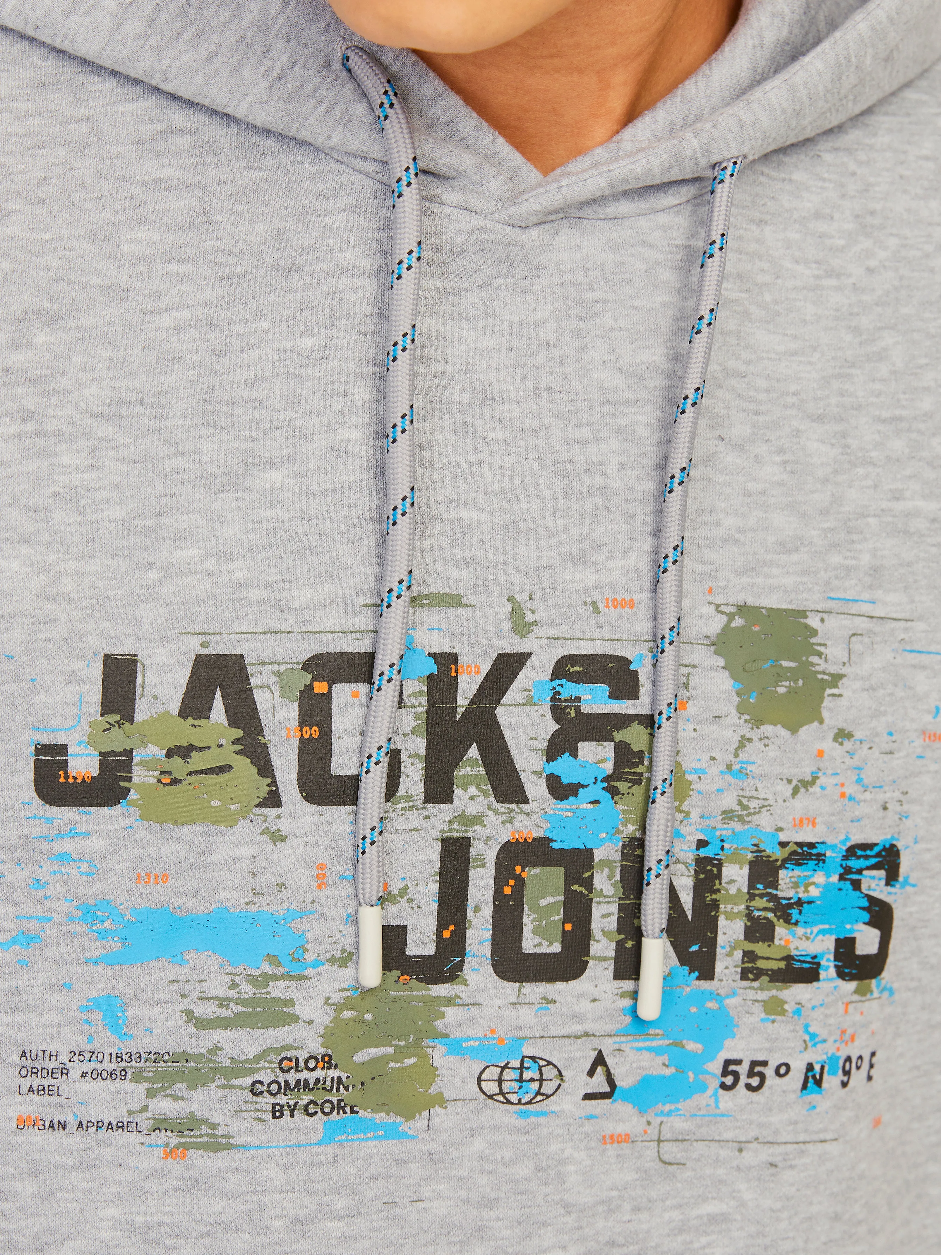 Sudadera con capucha Logotipo | Gris claro | Jack & Jones®