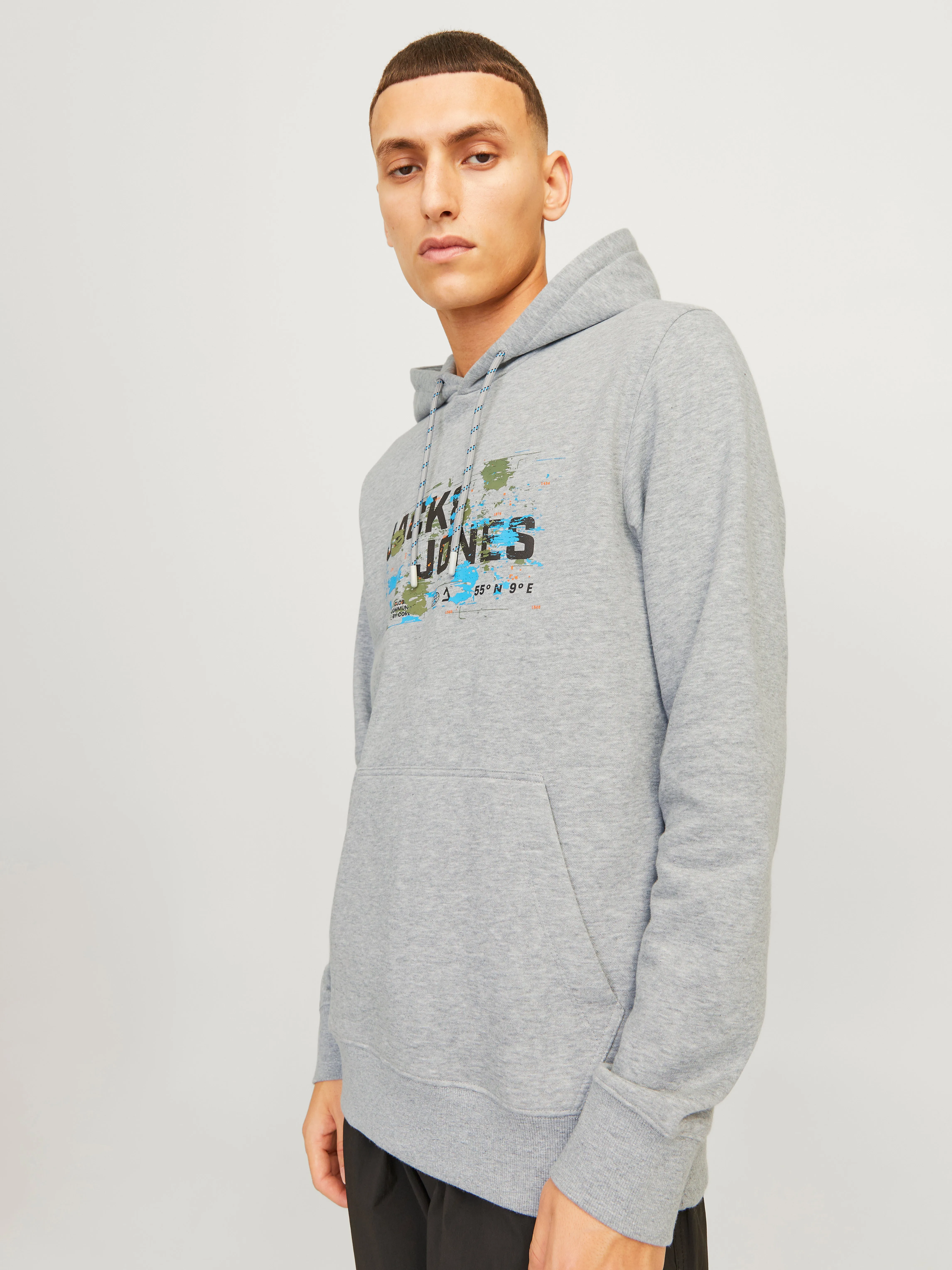Sudadera con capucha Logotipo | Gris claro | Jack & Jones®