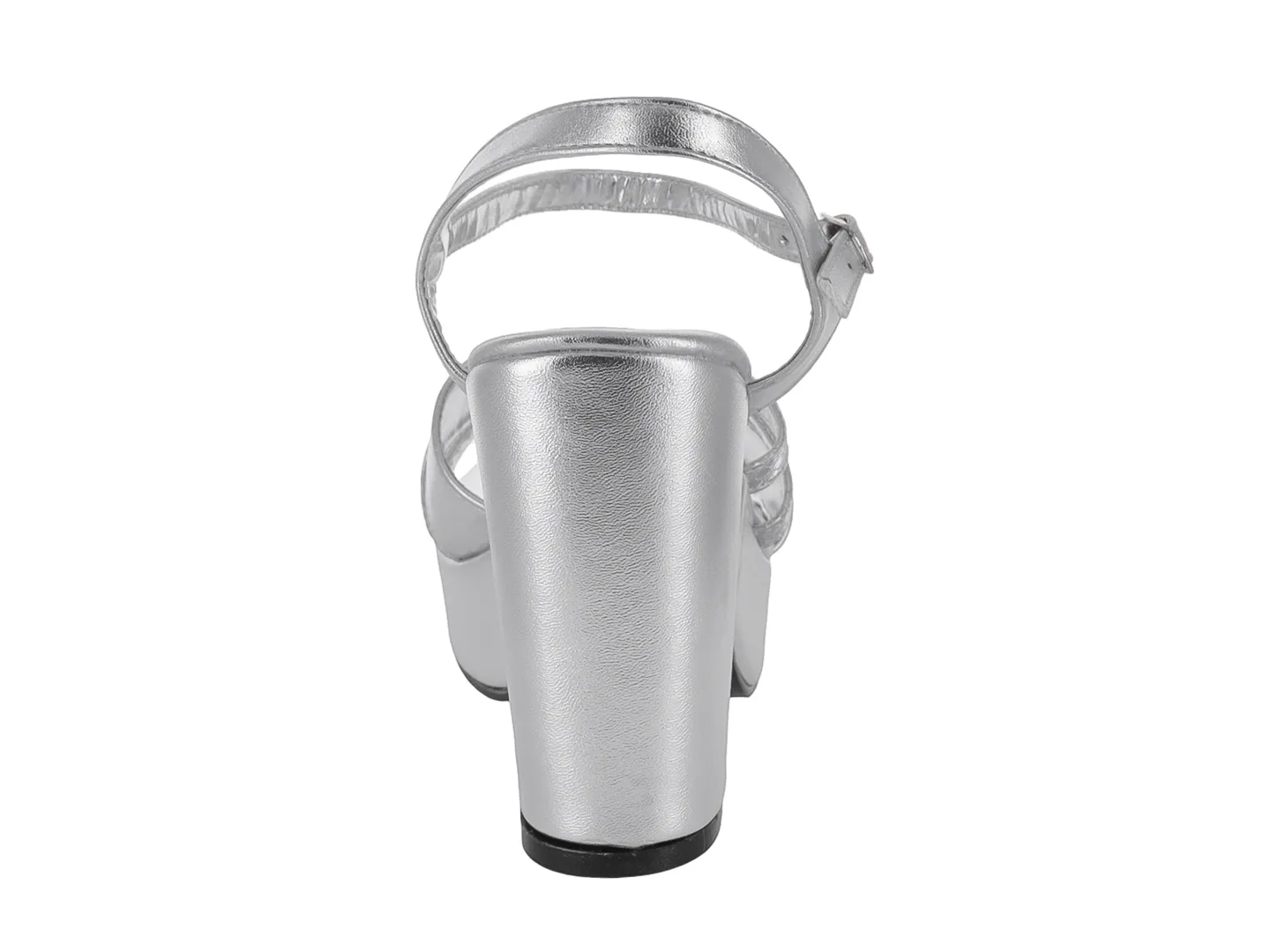 Tacones Eluviera Met Meduza Plata Para Mujer
