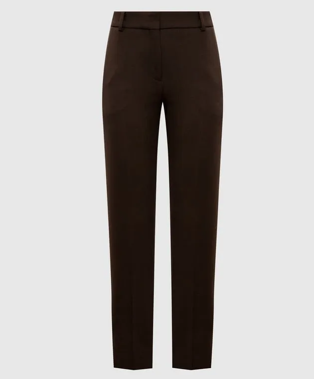 Toteme Khaki pants with wool