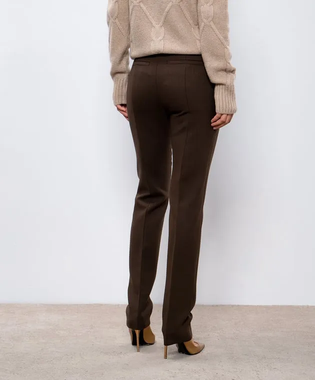 Toteme Khaki pants with wool