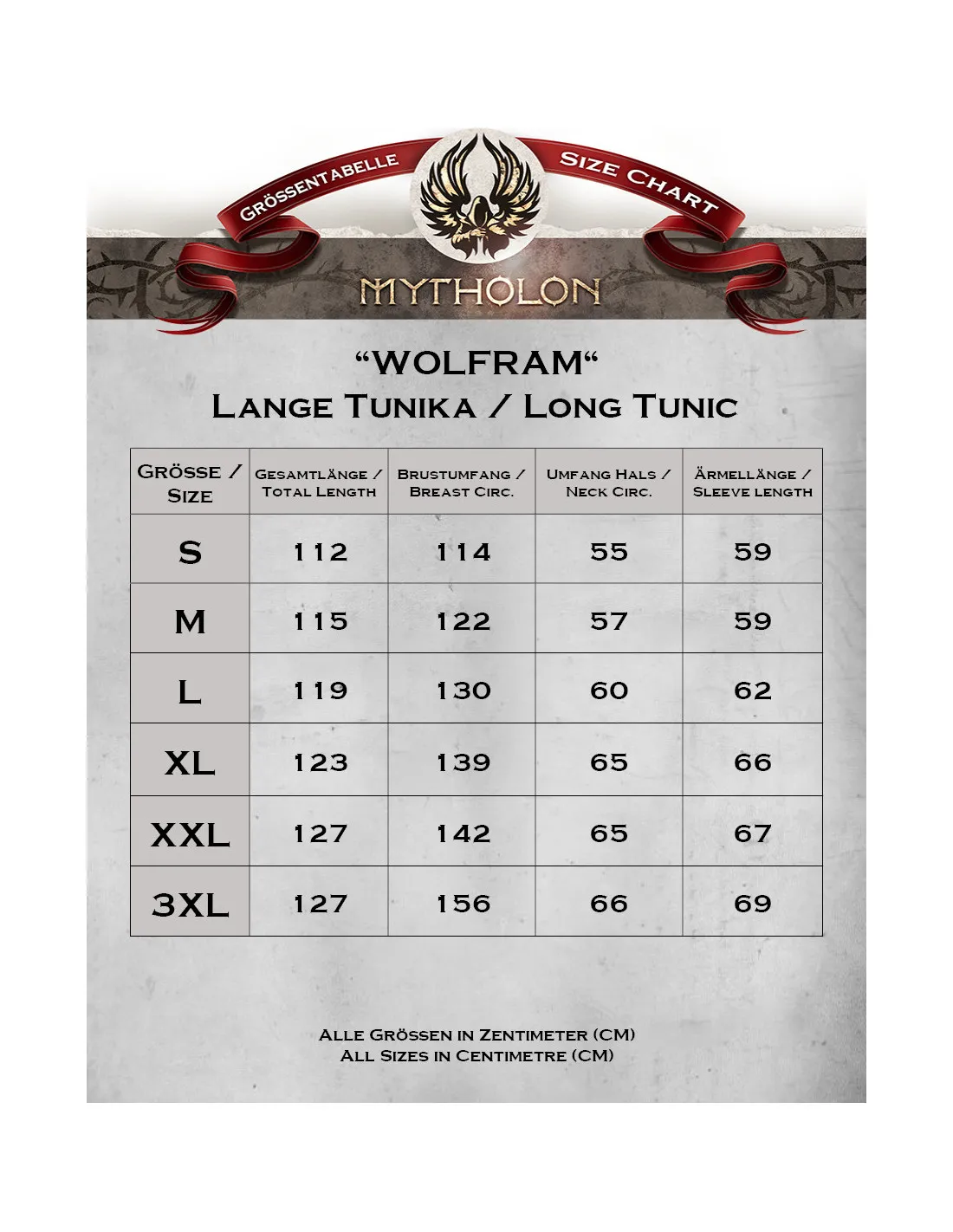Túnica medieval larga en algodón marrón modelo Wolfram