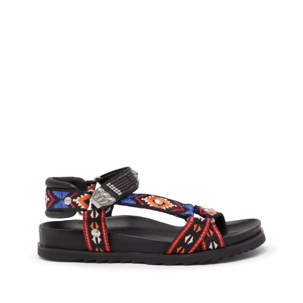 UGO Ethnic Ribbon Multi/Black