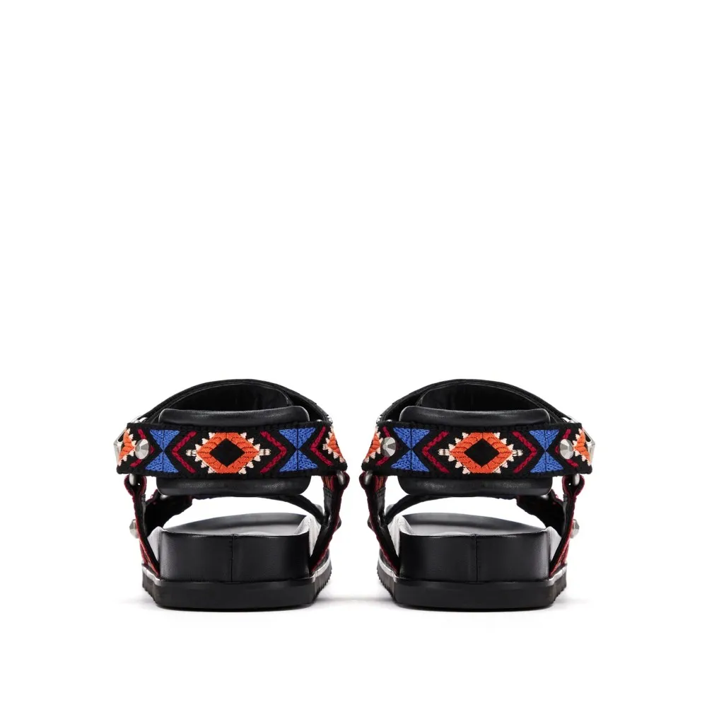 UGO Ethnic Ribbon Multi/Black