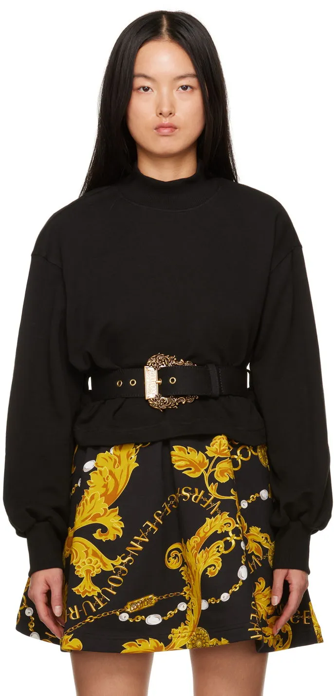 Versace Couture Black Belted