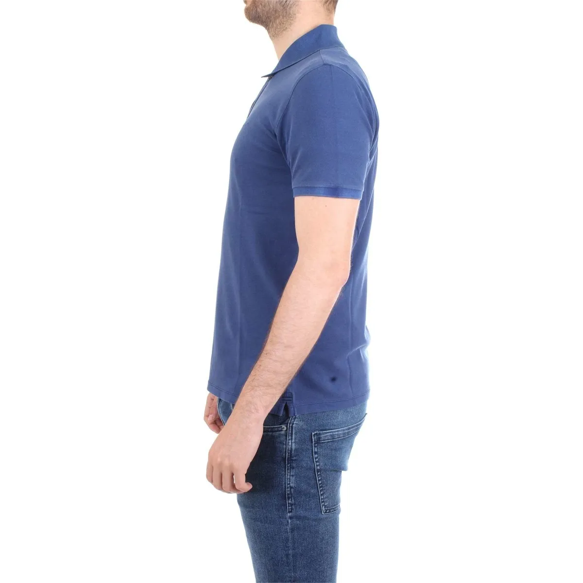 WOPOL0526 polo hombre azul