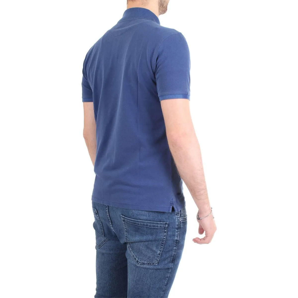 WOPOL0526 polo hombre azul