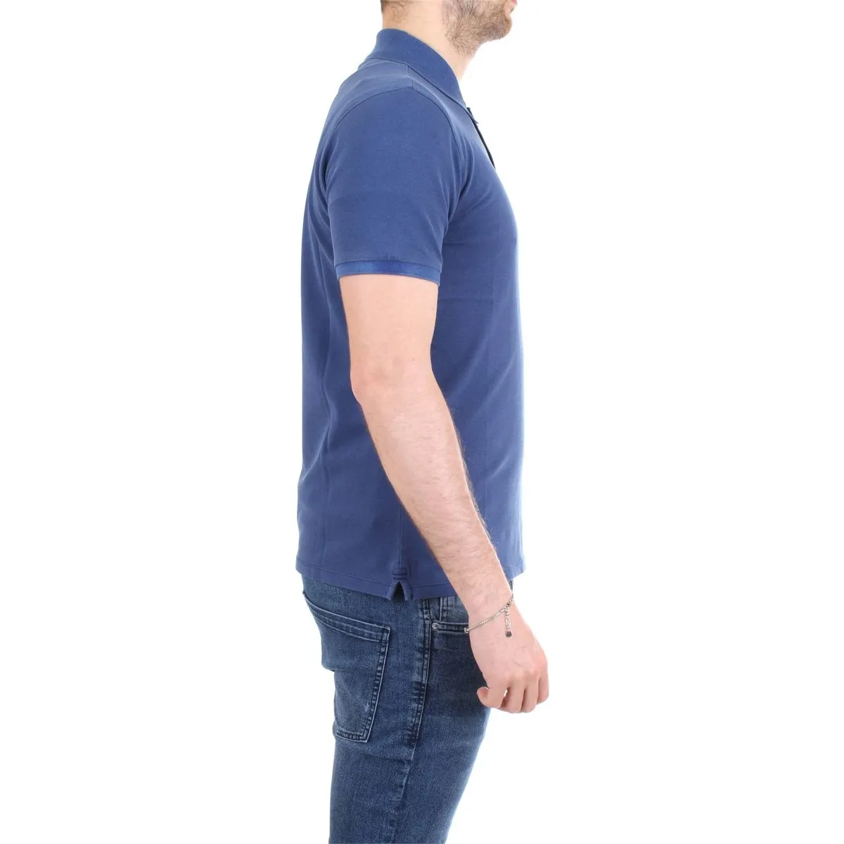 WOPOL0526 polo hombre azul