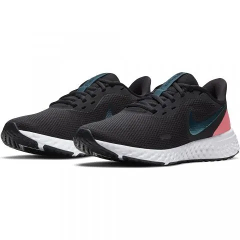 ZAPATILLA DE RUNNING  MUJER  NIKE REVOLUTION 5 NEGROROSA  BQ3207011