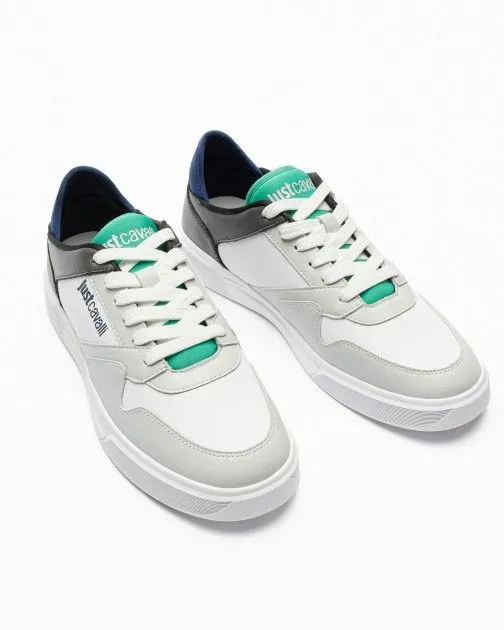 Zapatillas blancas Just Cavalli 75QA3SB6 Minimal Blanco