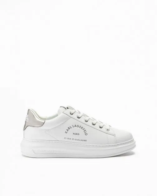 Zapatillas blancas Karl Lagerfeld Kapri Mens Maison Karl Lace Blanco
