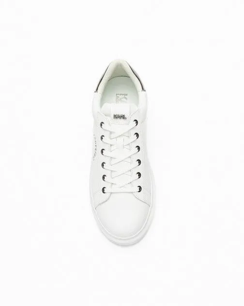 Zapatillas blancas Karl Lagerfeld Kapri Mens Maison Karl Lace Blanco