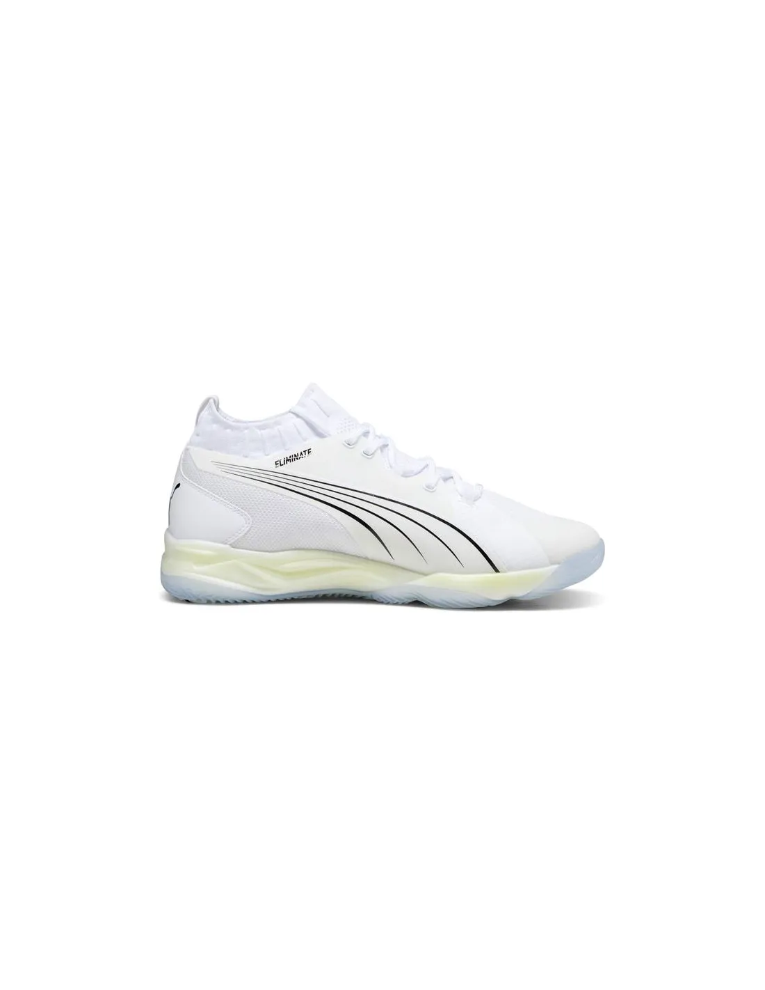 Zapatillas de Fútbol Sala Puma Eliminate Nitro Sqd Hombre Blanco