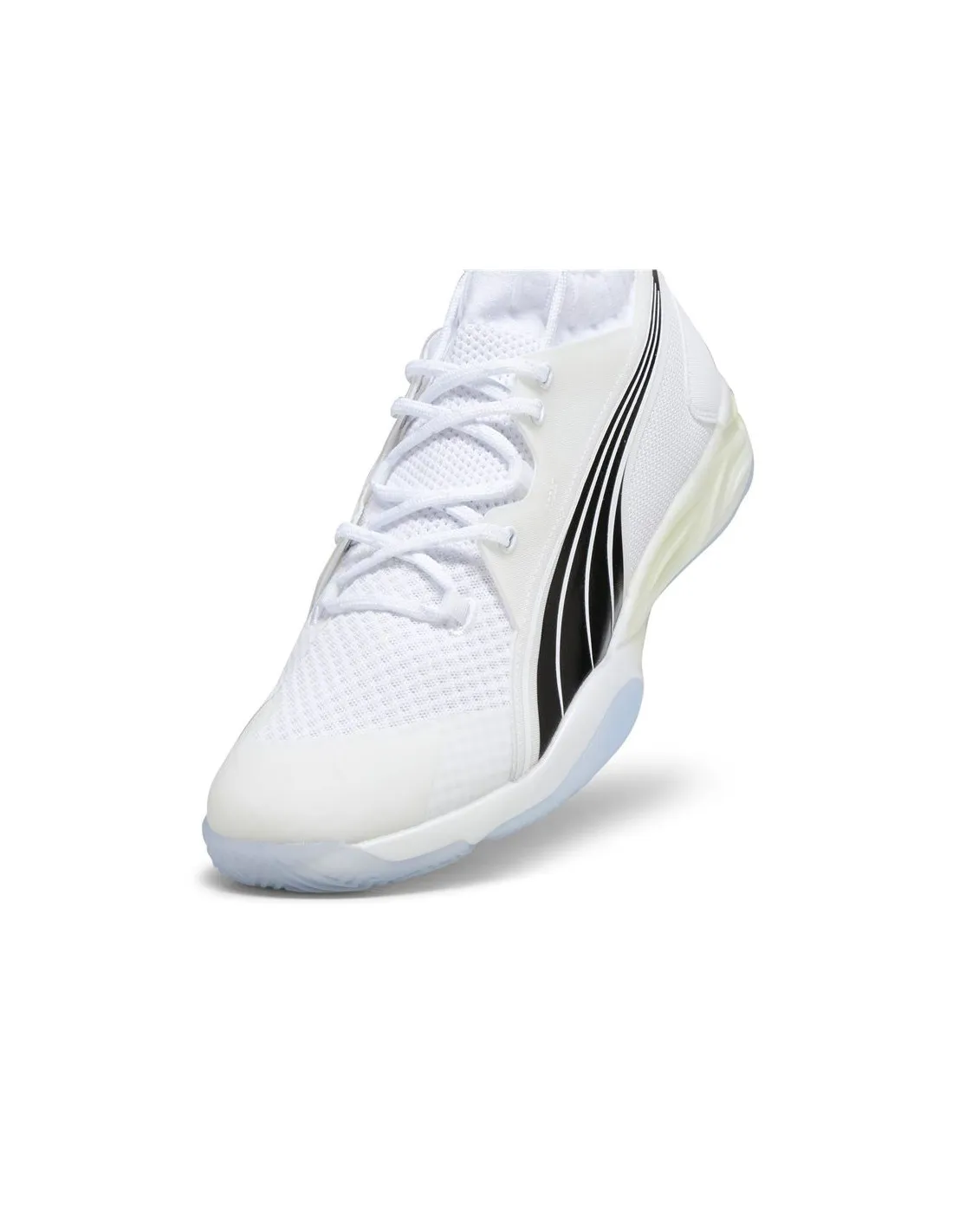 Zapatillas de Fútbol Sala Puma Eliminate Nitro Sqd Hombre Blanco