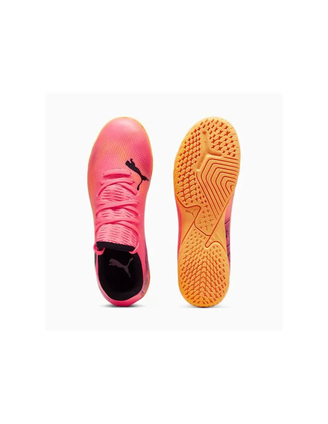Zapatillas de fútbol sala Puma Future 7 Play T Naranja Infantil