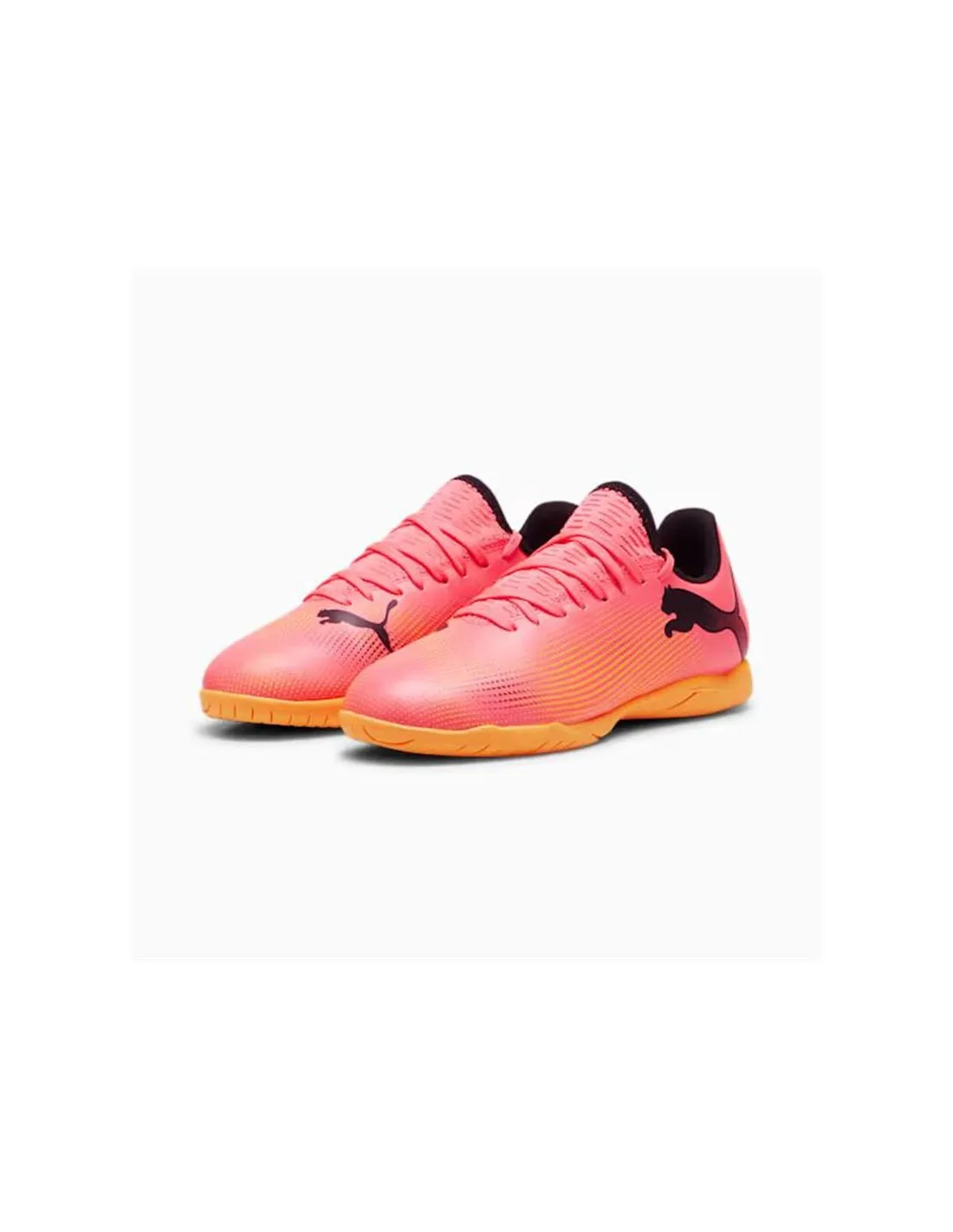 Zapatillas de fútbol sala Puma Future 7 Play T Naranja Infantil