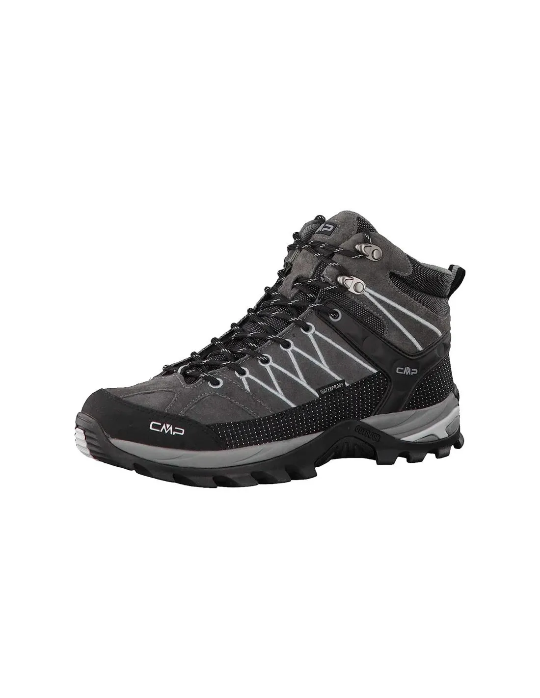 Zapatillas de Montaña Campagnolo Rigel Mid Trekking Wp Hombre Oscuro Gris