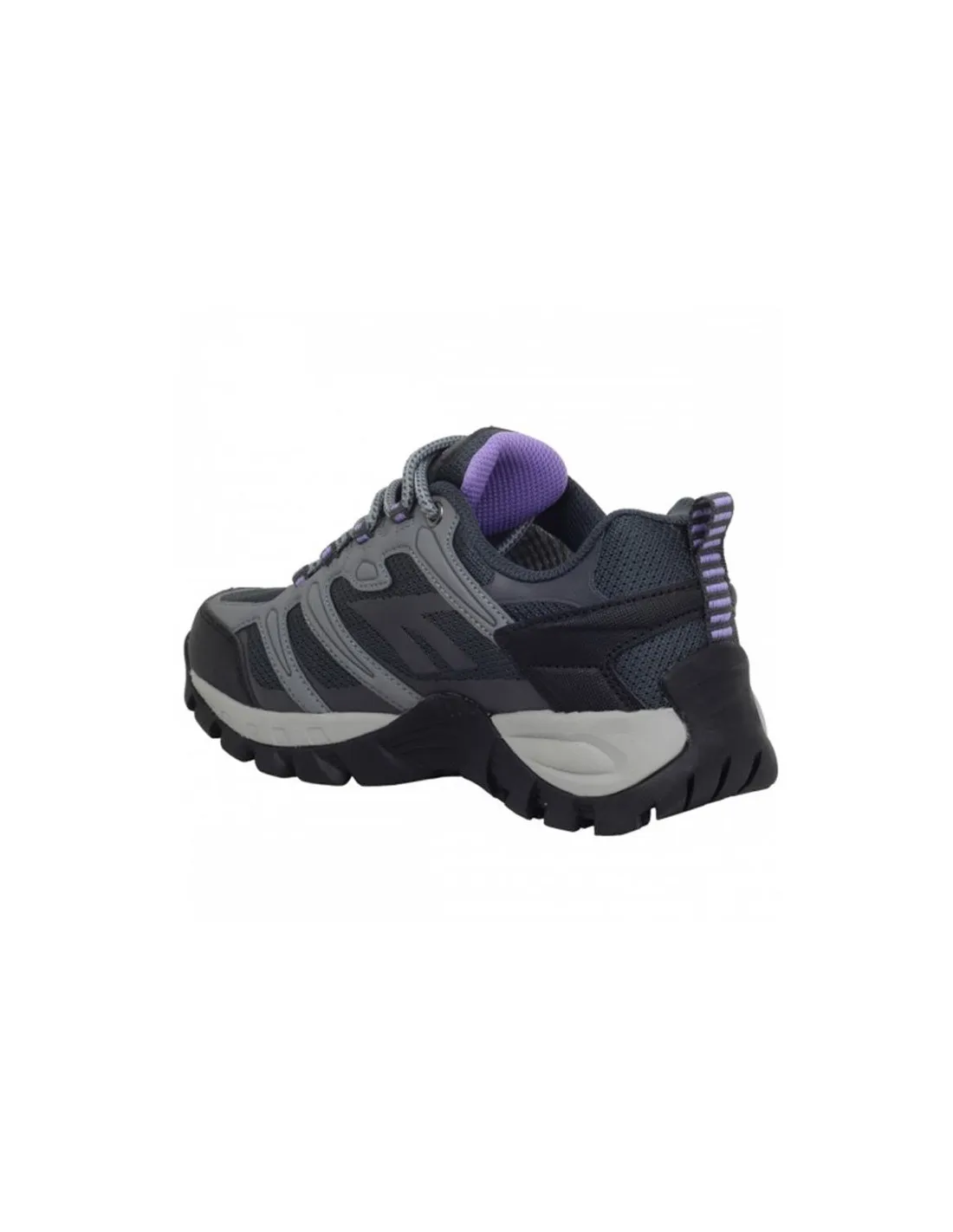 ZAPATILLAS DE MONTAñA HITECH MUFLON LOW WP MUJER COOL GREY/CHARCOAL/BERRY
