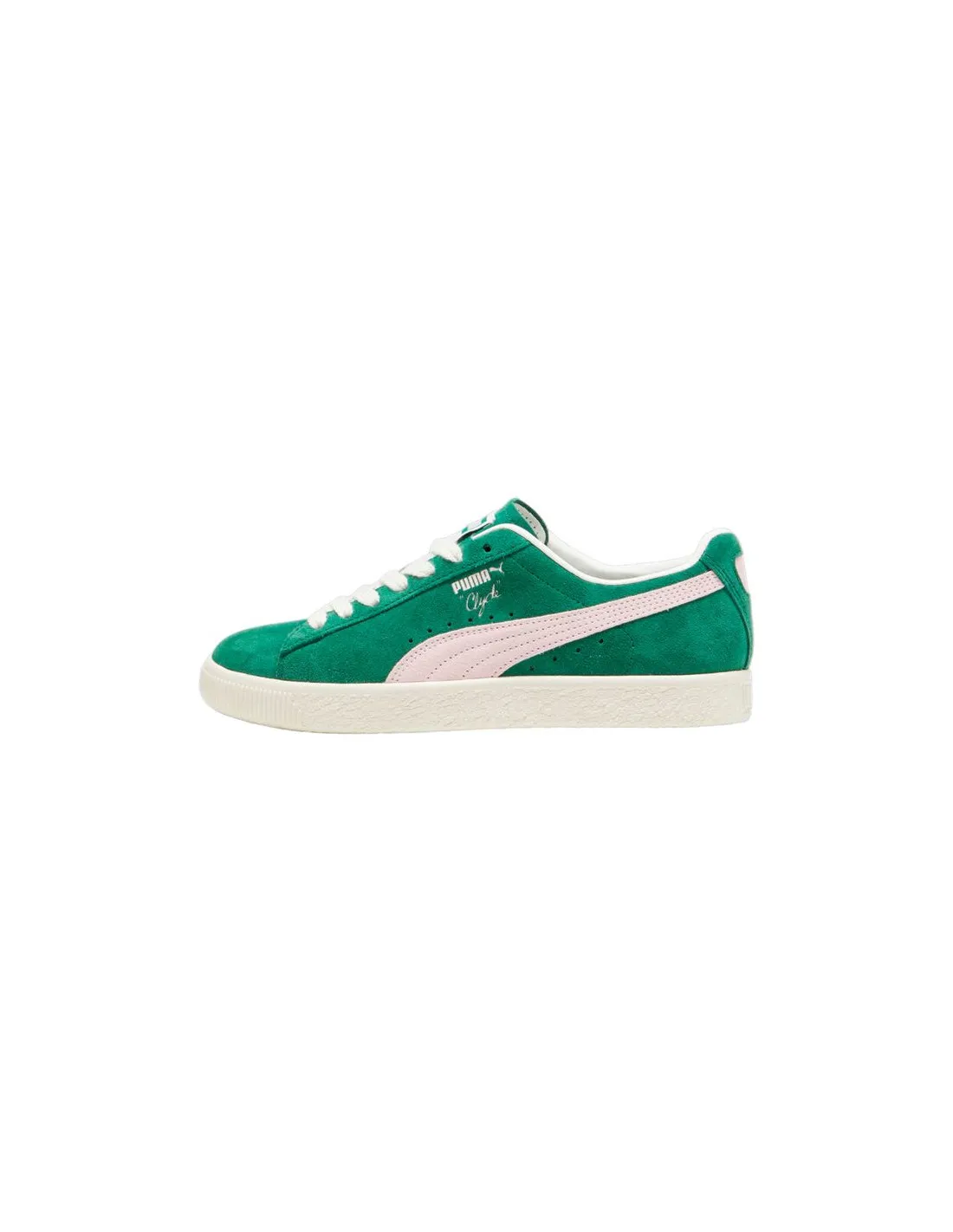 Zapatillas Puma Clyde OG Verde/Blanco Mujer