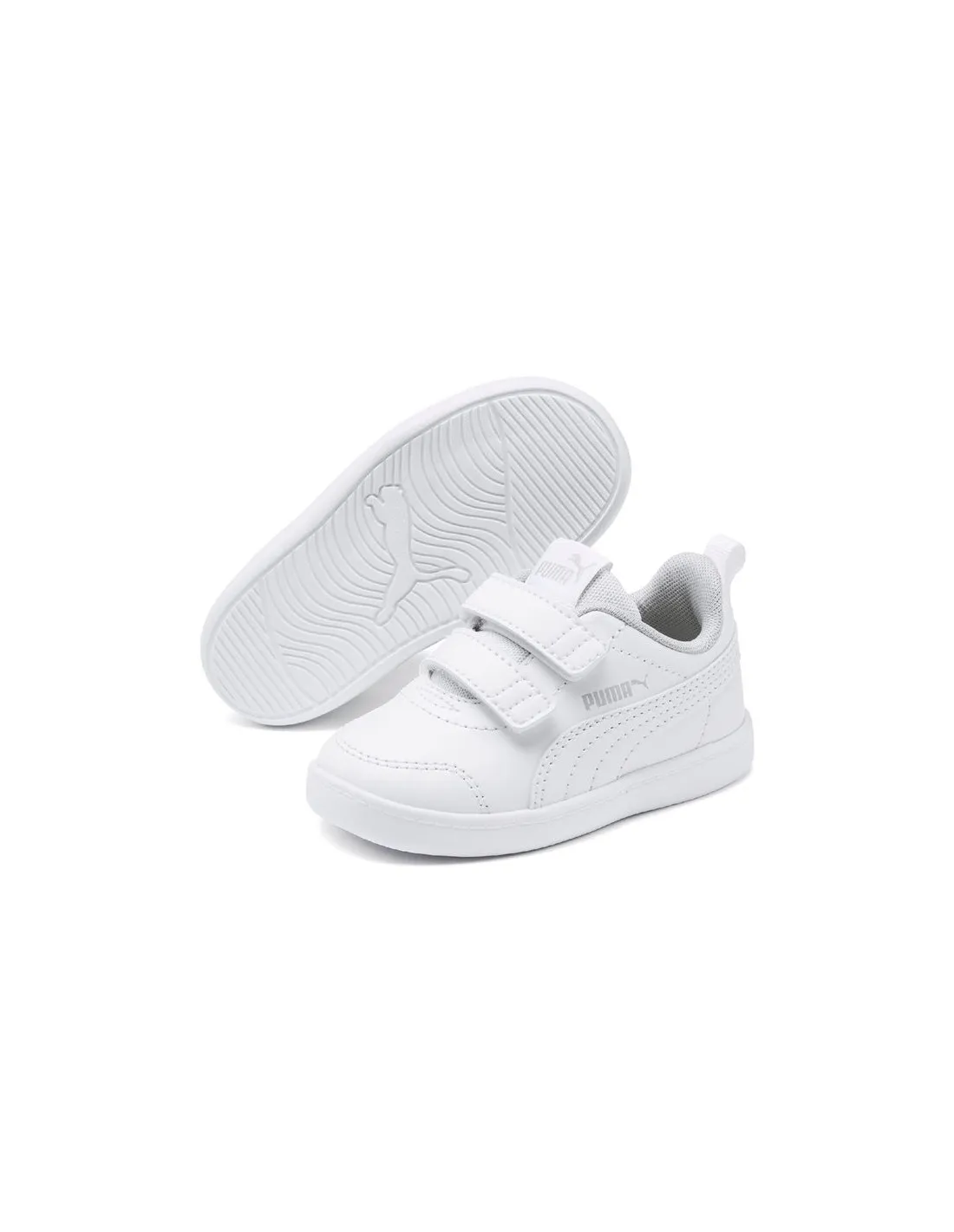 Zapatillas Puma Courtflex v2 V Infantil Blanco