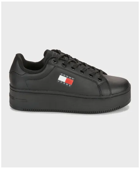 Zapatillas TOMMY JEANS Plataforma Essential Negro Mujer