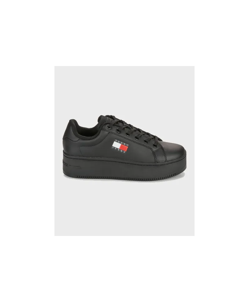 Zapatillas TOMMY JEANS Plataforma Essential Negro Mujer