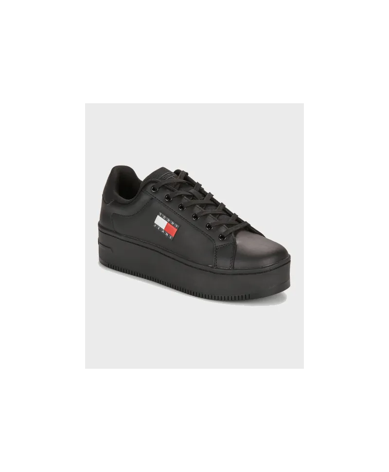 Zapatillas TOMMY JEANS Plataforma Essential Negro Mujer