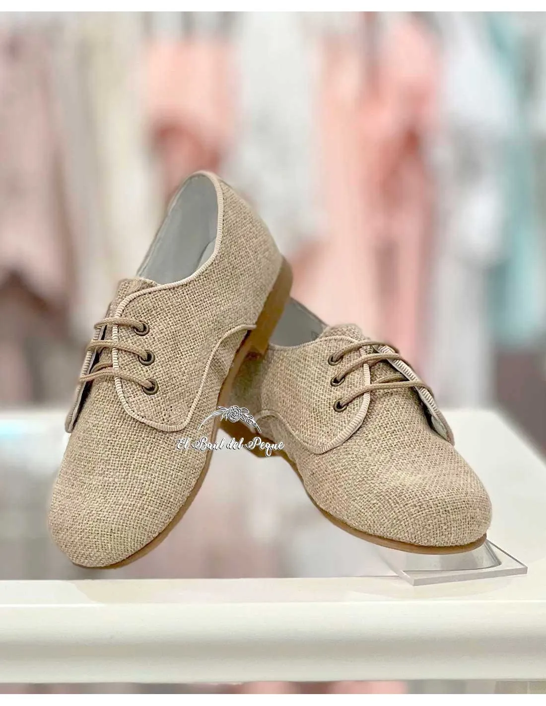 Zapato Blucher Niño Ceremonia Lino de Gux´s