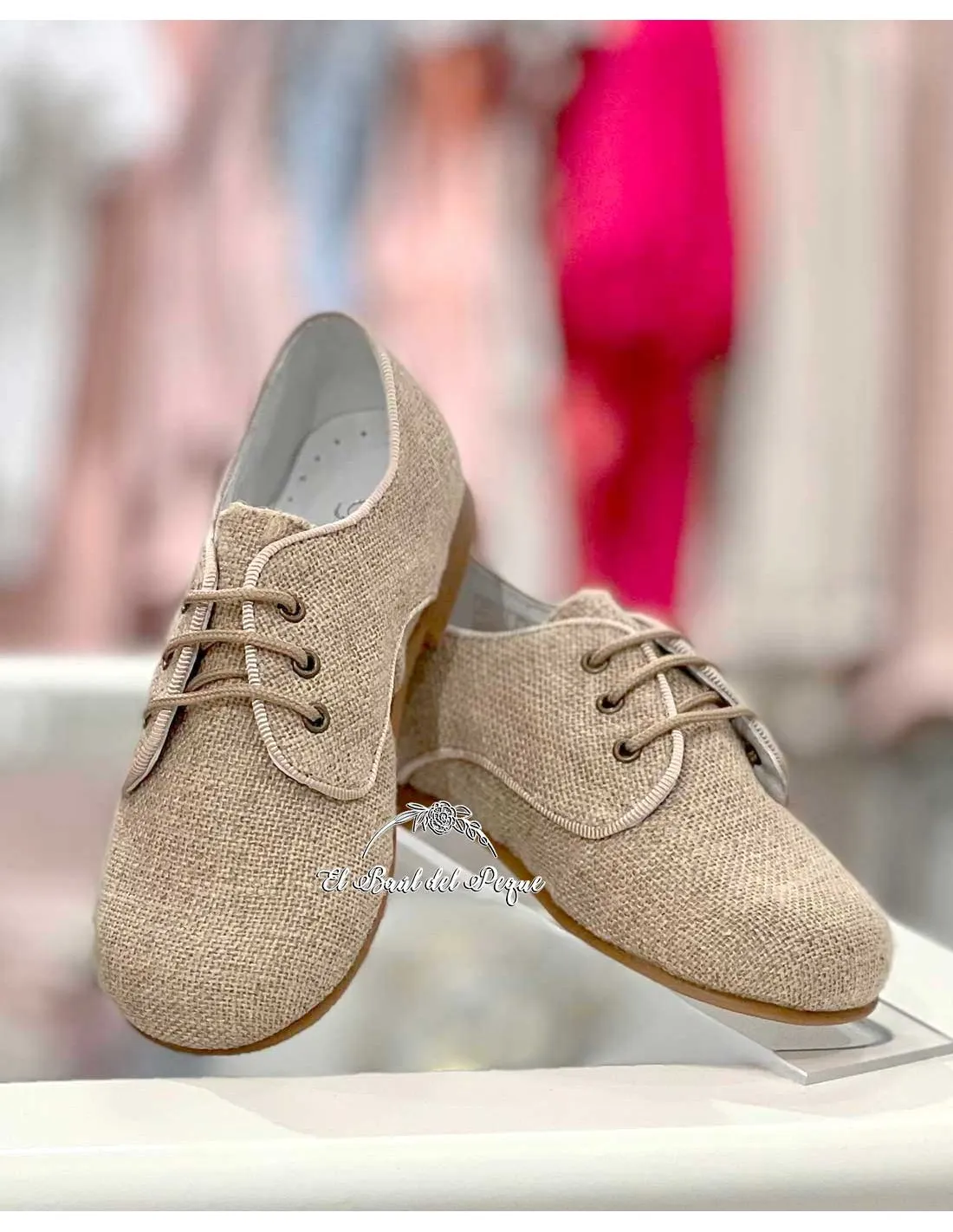 Zapato Blucher Niño Ceremonia Lino de Gux´s