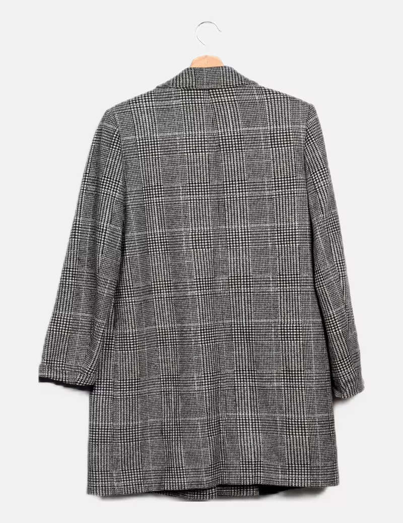 Zara Abrigo bicolor a cuadros