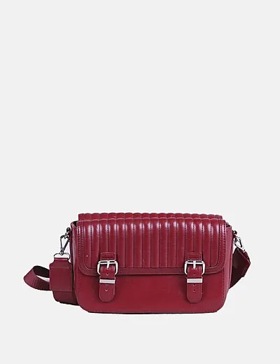 Zara Bolso satchel burdeos