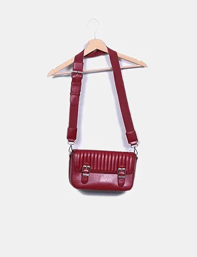 Zara Bolso satchel burdeos