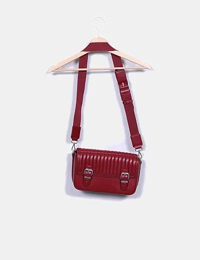 Zara Bolso satchel burdeos