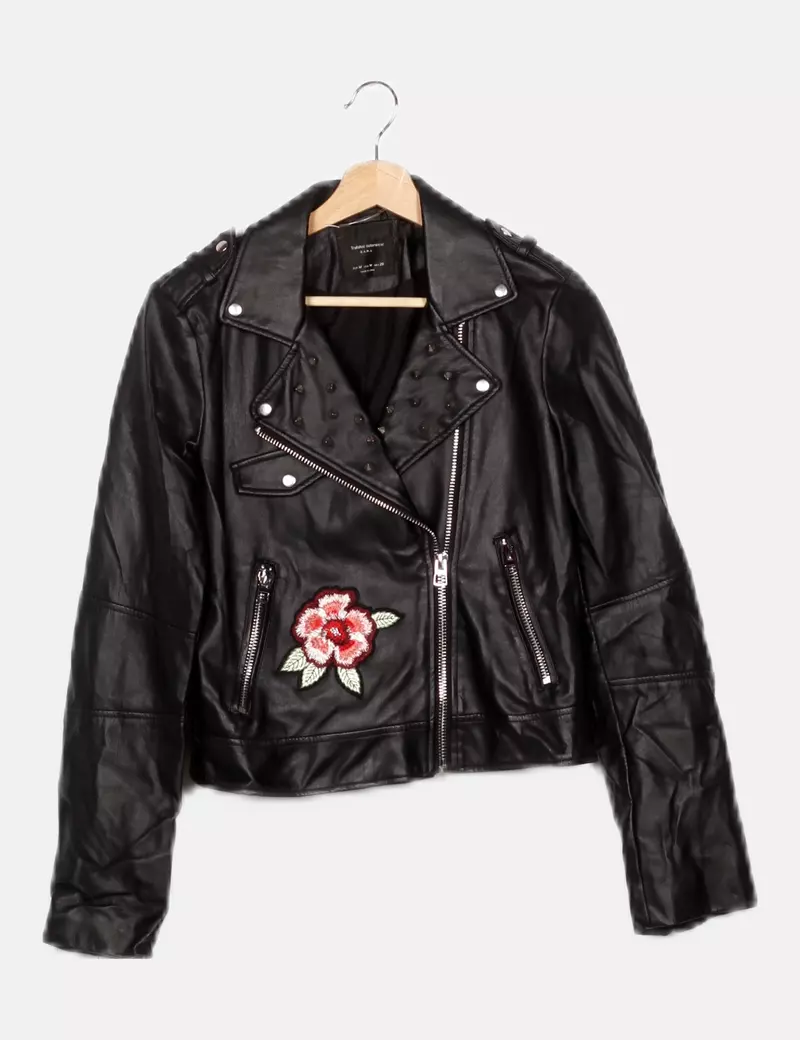 Zara Chaqueta biker negra