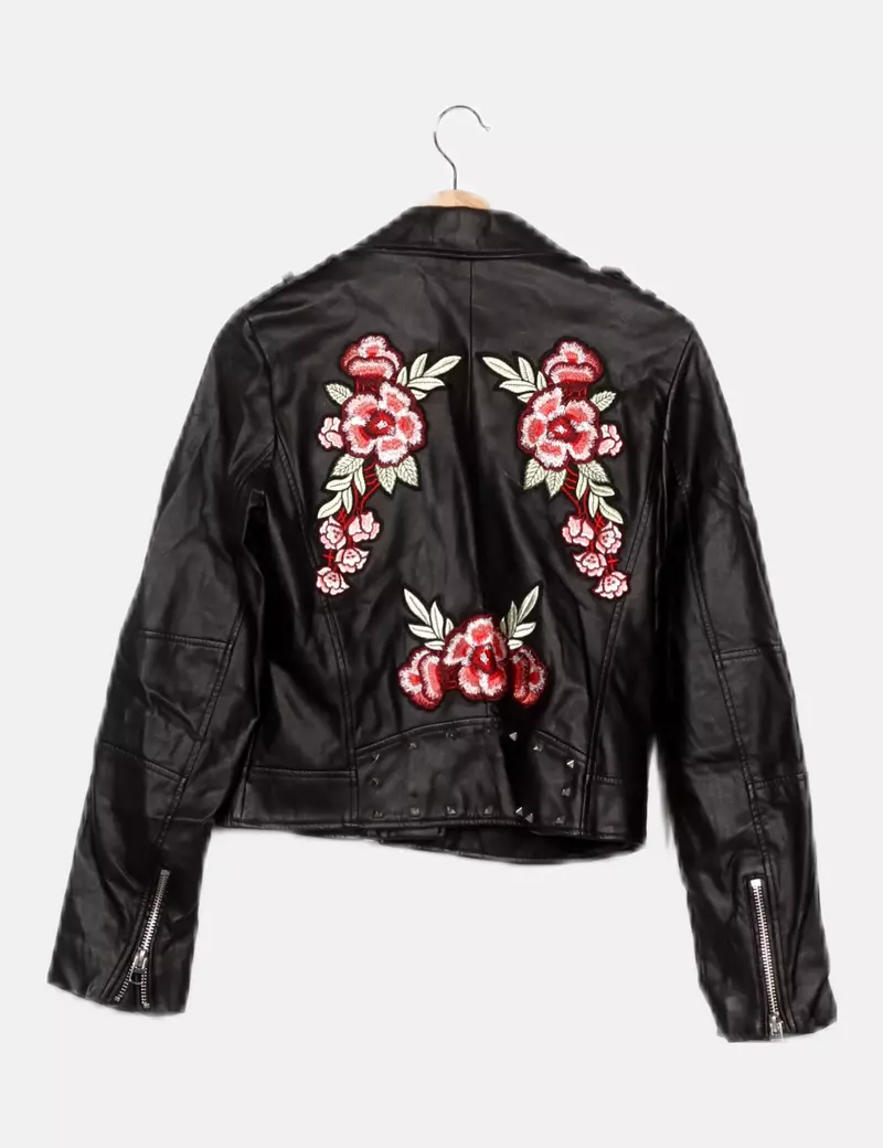 Zara Chaqueta biker negra